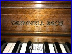 Grinnell Brothers Piano Serial Number 1