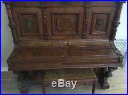 1879 Vierling Antique Upright Piano