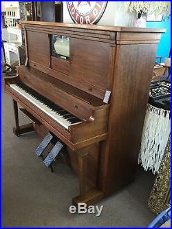 1880's Behning Player Upright Piano And Rolls