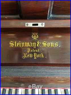 1884 Steinway Model I Upright Grand Piano