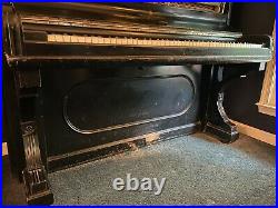 1888 Steinway & Sons Piano New-York Upright Model F Ebonized (black varnish)