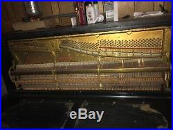 1888 Steinway & Sons Upright Piano 53 88 Keys Ebony