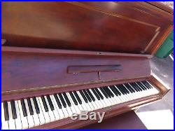 1908 Steinway Upright Grand Piano String Frame with Bench