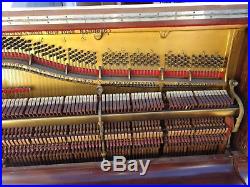 1908 Steinway Upright Grand Piano String Frame with Bench