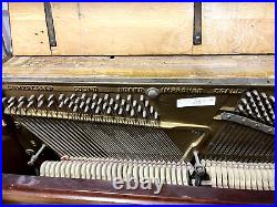 1910 Ellington Upright Grand Piano Serial Number 29098