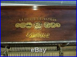 1911 Gerhard Heintzman Grand Piano. Also known as an upright grand