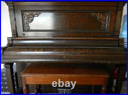 1913 Joseph Gramer Boston Upright Piano