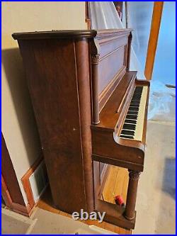 1916 Antique Fuehr & Stemmer Upright Piano