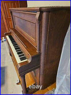 1916 Antique Fuehr & Stemmer Upright Piano