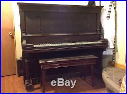 1920-40s Brockport Capen Upright Piano withVintage Keys-Worth Approx 9000 Restored