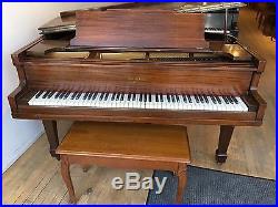 1920 George Steck Mahogany Satin Baby Grand Piano