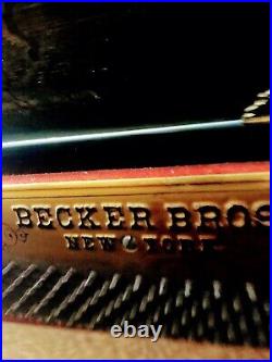 1920's Beautiful Classic Becker Bro's New York Upright Player Piano