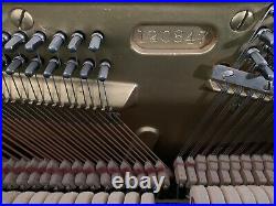 1931 WURLITZER Upright Mini Piano with Original Bench -61 Keys -Green