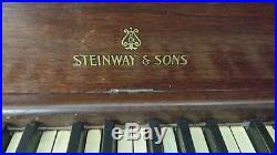 1941 Steinway model P upright vertical Hepplewhite Pianino 45 inch Studio