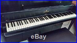 1956 Steinway & sons upright piano, 42, ebony, traditional style