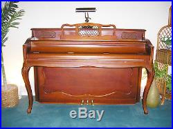 1960 Mason & Hamlin French Provencial Upright/console Piano With Matching Bench