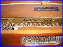 1960 Mason & Hamlin French Provencial Upright/console Piano With Matching Bench