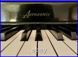 1963 Black Baldwin Acrosonic piano with bench Serial # 740282 LOCAL PICK UP ONLY