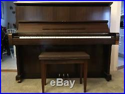 1968 Yamaha U1 Upright Piano Satin Walnut