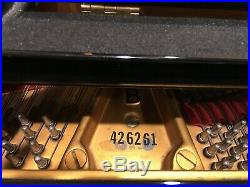 1972 Hamburg Steinway grand piano Model B in ebony polish