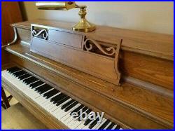 1972 Hobart M. Cable console piano has been regularly tuned and holds its pitch