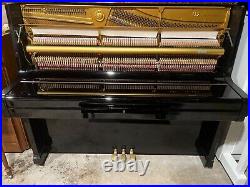 1978 Yamaha U2 Upright Piano Ebony, High Gloss Finish