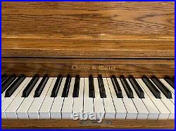 1986 Charles R. Walter Upright Piano
