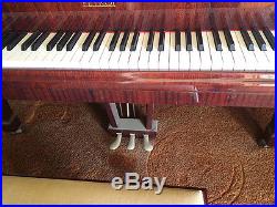 1995 Petrof Grand Piano Model IV 5' 8 Mahogany Hand Crafted Czech Republic