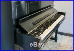 2000 Steinway Model 1098 Upright Piano Satin Ebony Mint Condition