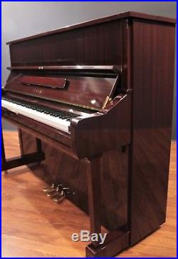 2001 Yamaha U1 48'' Studio Upright Piano Polished Mahogany