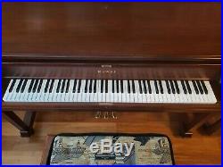 2006 Kawai Model UST-8 46 Upright Piano and Bench with Pad