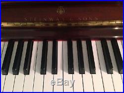 2006 Steinway K-52 Upright Piano Mahogany