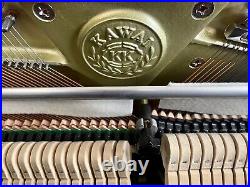 2011 Kawai K-2 Upright Piano 45 Polished Ebony