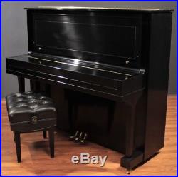 2011 Steinway Traditional K-52 Upright Piano 52'' Ebony Satin