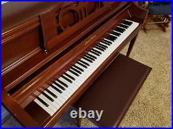 2014 Pearl River Upright Console Piano with bench / single owner