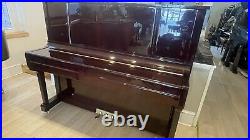 2015 Profesional Cunningham Upright Piano. 48 Dark Red Mahogany MINT and Elegant