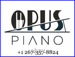 2015 Profesional Cunningham Upright Piano. 48 Dark Red Mahogany MINT and Elegant