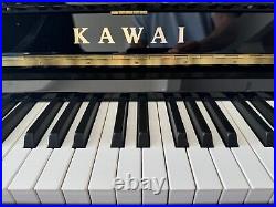 2019 Kawai K-200 Upright Piano 45 Polished Ebony