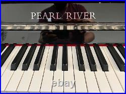 2019 Pearl River EU122 Upright Piano 48 Polished Ebony