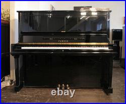 A 1991, Yamaha U30A upright piano with fitted Disklavier MX100 player system