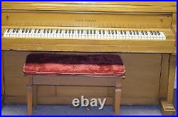 Adam Schaaf Antique Upright Piano with Bench & Cushion Number of Keys 88