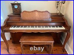 Aerosonic upright piano with bench