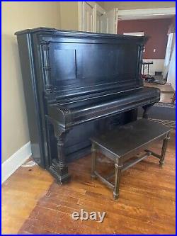 Antique 1878 Steinway & Sons Upright Piano