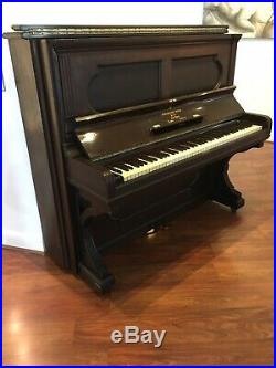 Antique 1880 Steinway upright piano New York London Hamburg