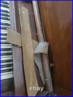 Antique 1895 Needs a home. Parts Upright Henschel Upright Piano & Stool Antique 1895 Needs a home. Parts Upright Henschel Upright Piano & Stool