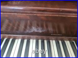 Antique 1895 Needs a home. Parts Upright Henschel Upright Piano & Stool Antique 1895 Needs a home. Parts Upright Henschel Upright Piano & Stool