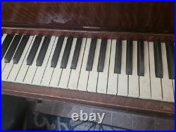 Antique 1895 Needs a home. Parts Upright Henschel Upright Piano & Stool Antique 1895 Needs a home. Parts Upright Henschel Upright Piano & Stool