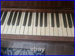 Antique 1895 Needs a home. Parts Upright Henschel Upright Piano & Stool Antique 1895 Needs a home. Parts Upright Henschel Upright Piano & Stool