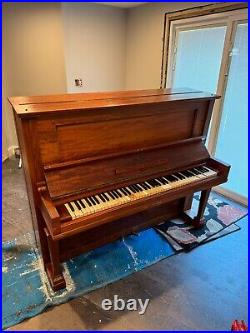 Antique 1908 Steinway Vertegrand 50in Tall Model K Piano 48in Keys Serial 132257