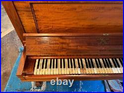 Antique 1908 Steinway Vertegrand 50in Tall Model K Piano 48in Keys Serial 132257